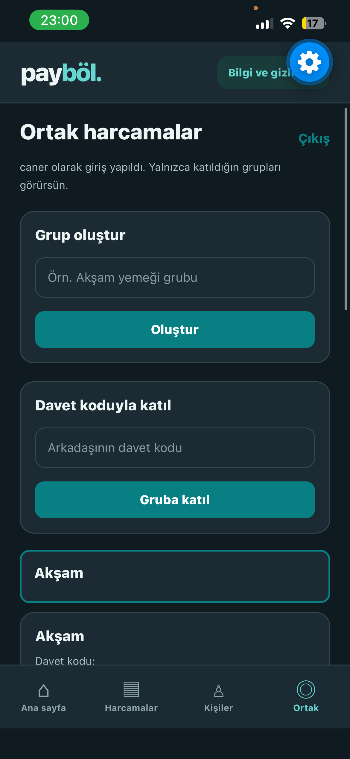 Payböl uygulama ekranı 5